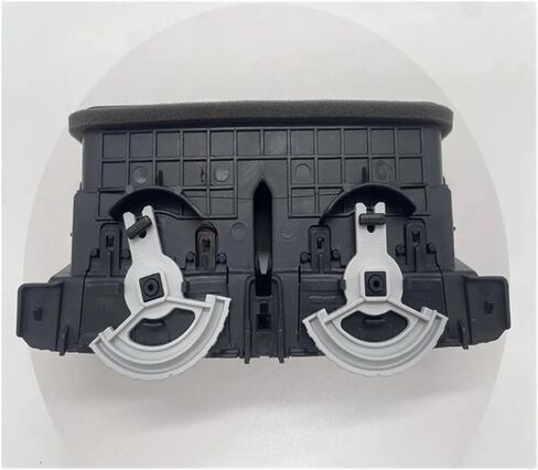 Car Center Dash A/C Outlet Air Vent ，Compatible With Toyota Yaris 2008-2013 Air Vent Panel Air Outlet Cover Replacement Dashboard Instrument(Middle Black) in Saudi Arabia