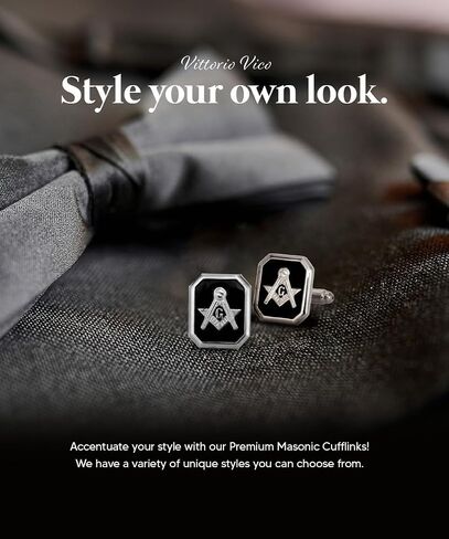 Freemason Masonic Cufflinks for Men – Tuxedo Suit Masonic Accessories, Freemason Gifts for Men in Saudi Arabia
