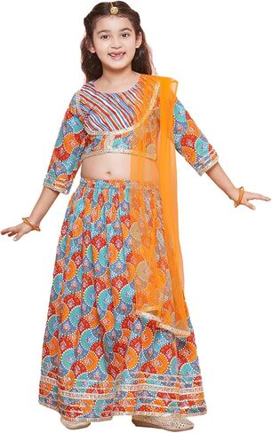 ملابس AJ DEZINES ADIVA الهندية للفتيات من Lehenga Choli للأطفال in Kuwait