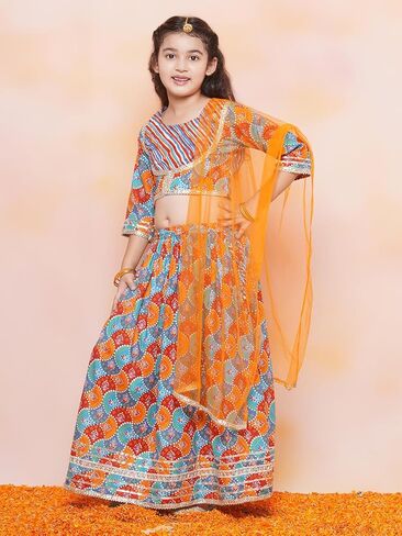 ملابس AJ DEZINES ADIVA الهندية للفتيات من Lehenga Choli للأطفال in Kuwait