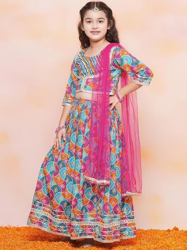 ملابس AJ DEZINES ADIVA الهندية للفتيات من Lehenga Choli للأطفال in Kuwait