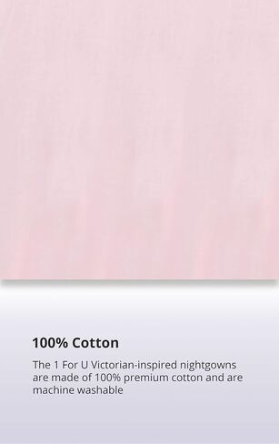 The 1 for U Women's Cotton Robe - House Coat Women, Rosalind 100% Cotton Robe in Saudi Arabia