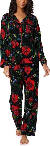 Trina Turk Women's X Long Sleeve Cotton Knit Classic Pajama Set in Saudi Arabia