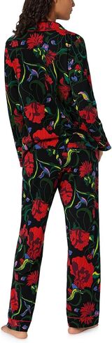 Trina Turk Women's X Long Sleeve Cotton Knit Classic Pajama Set in Saudi Arabia