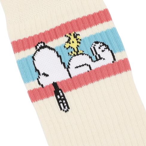جوارب رياضية للرجال من Bioworld Peanuts Snoopy Varsity Stripes in Saudi Arabia