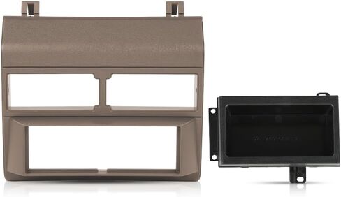 Radio Stereo Dash Kit Beige w/Storage Pocket Compatible with Chevy Crew Cab Dually, Blazer Full Size 1992-1994/Fit 1988-1994 GMC Sierra Full Size Pickup in Saudi Arabia