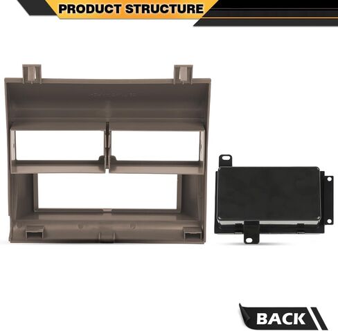 Radio Stereo Dash Kit Beige w/Storage Pocket Compatible with Chevy Crew Cab Dually, Blazer Full Size 1992-1994/Fit 1988-1994 GMC Sierra Full Size Pickup in Saudi Arabia