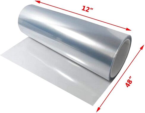 x xotic tech Car Bumper Front Hood Headlight Clear Paint Scratch Guard Film Vinyl Wrap Sheet Protection (12" x 48") in Saudi Arabia