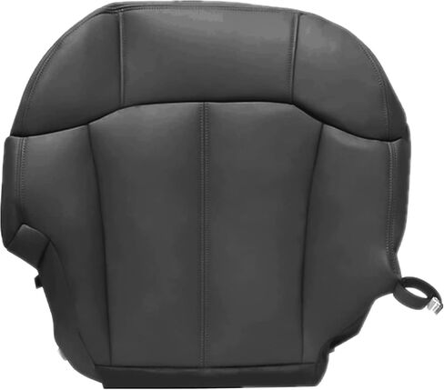 SecosAutoparts Passenger Side Bottom Leather Replacement Seat Cover Dark Gray Compatible with Chevy Silverado Tahoe Avalanche Suburban Compatible with GMC Sierra Yukon 1999 2000 2001 2002 in Saudi Arabia
