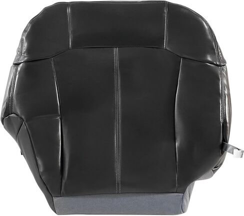 SecosAutoparts Passenger Side Bottom Leather Replacement Seat Cover Dark Gray Compatible with Chevy Silverado Tahoe Avalanche Suburban Compatible with GMC Sierra Yukon 1999 2000 2001 2002 in Saudi Arabia
