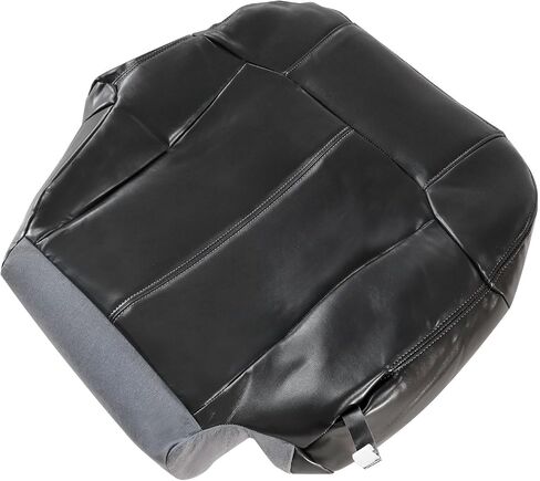 SecosAutoparts Passenger Side Bottom Leather Replacement Seat Cover Dark Gray Compatible with Chevy Silverado Tahoe Avalanche Suburban Compatible with GMC Sierra Yukon 1999 2000 2001 2002 in Saudi Arabia