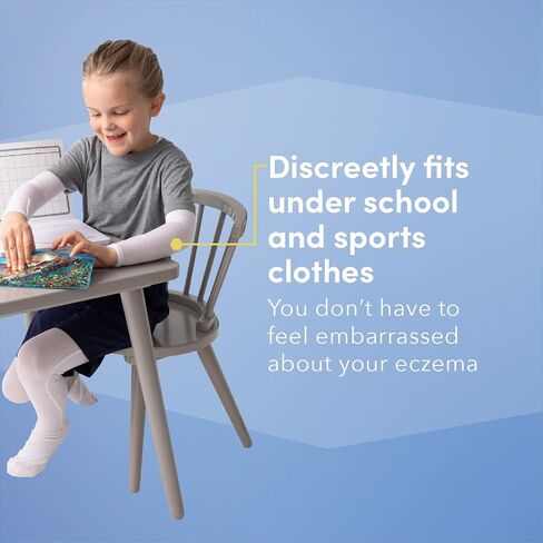 Ultra-Soft Non-Itch Eczema Shirt for Kids (4 Years), Eco-Friendly Tencel Eczema Clothing, No Zinc or Dyes in Saudi Arabia