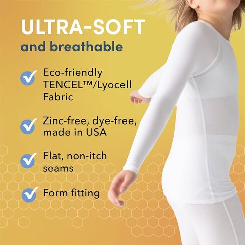Ultra-Soft Non-Itch Eczema Shirt for Kids (4 Years), Eco-Friendly Tencel Eczema Clothing, No Zinc or Dyes in Saudi Arabia