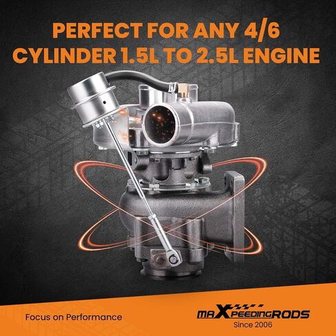 maXpeedingrods T3 Turbo Turbocharger for 4/6 Cylinder 1.5L-2.5L Engine, for BMW 318is 323Ci 323Ci 325Ci 325i, for Honda Accord Civic, Basic VL Series in Saudi Arabia