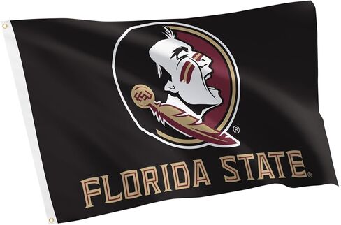 Desert Cactus Florida State University Flag Seminoles FSU Flags Banners 100% Polyester Indoor Outdoor 3x5 (Style B) in Kuwait