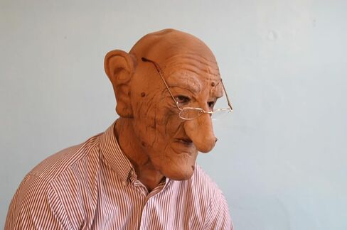 Old Man Mask Realistic Foam Latex OldMan Mask in Saudi Arabia
