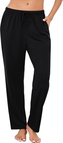 Vlazom Women's Pajama Pants Long Sleep Bottoms Elastic Waistband Lounge Pants for Sleep and Lounging S-XXL in Saudi Arabia