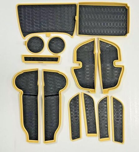 Subaru 13-Piece Yellow Accent Interior Liner Upgrade Kit for 2024 2025 Crosstrek Sport - J131SFN030 - Genuine OEM in Saudi Arabia