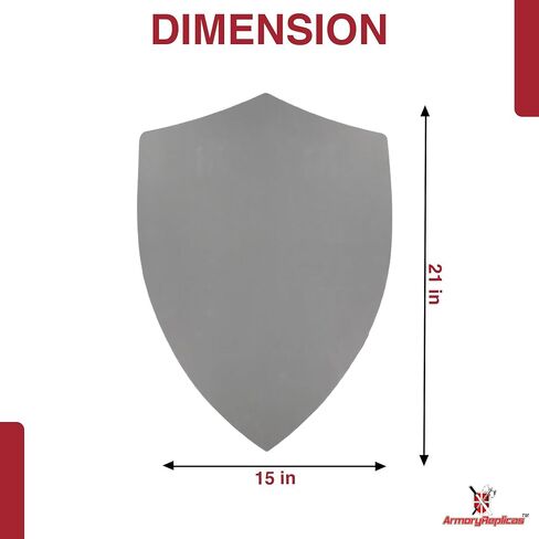 Armory Replicas™ - Throes of Battle Customizable Foam Medieval Shield - Superior LARP Costume Gear in Saudi Arabia
