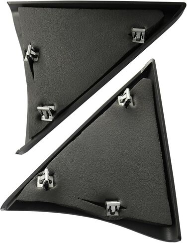 2PCS 25857289 25857294 Front Door Upper Trim Panel Driver and Passenger Side Triangle Cover Compatible with 2007-2013 Chevy Chevrolet Avalanche Silverado Suburban Tahoe GMC Sierra Yukon in Saudi Arabia