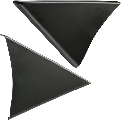 2PCS 25857289 25857294 Front Door Upper Trim Panel Driver and Passenger Side Triangle Cover Compatible with 2007-2013 Chevy Chevrolet Avalanche Silverado Suburban Tahoe GMC Sierra Yukon in Saudi Arabia