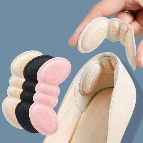 10 Pack in-Shoe Heel Blister Prevention Pads - Self-Adhesive Anti-Chafing Foot Protectors for Shoes Beige in Saudi Arabia