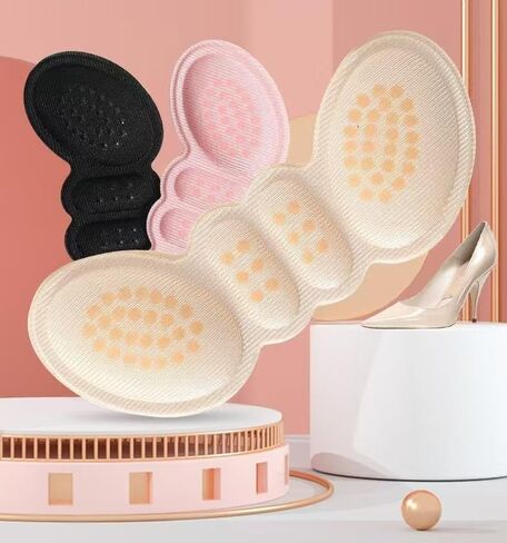 10 Pack in-Shoe Heel Blister Prevention Pads - Self-Adhesive Anti-Chafing Foot Protectors for Shoes Beige in Saudi Arabia