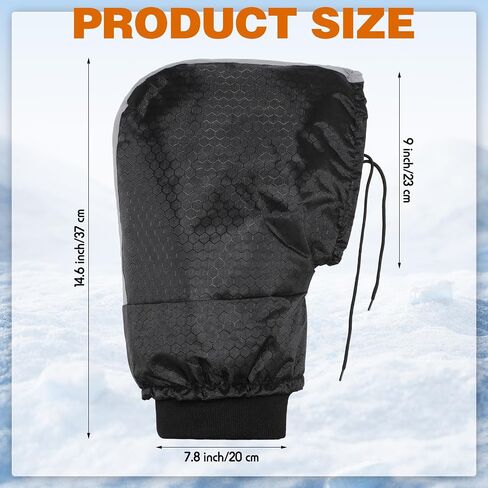 Geyoga Bike Handlebar Mitts Winter Motorcycle Handlebar Gloves for Cold Weather Thermal Bicycle Mittens Windproof Cover in Saudi Arabia