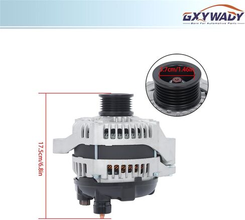 GXYWADY Alternator 150 Amp Replacement for 104210-1620 Replacement for Quattroporte 2004-2011 4.2L in Saudi Arabia