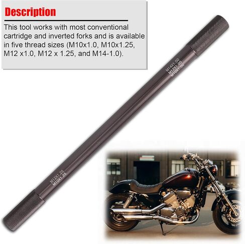 Motorcycle Fork Service Tool Kit, Professional Fork Oil Level Tool Spring Compressor & Damper Rod Bleed Assist Maintenance Set for Motorcycle Repair & DIY in Saudi Arabia