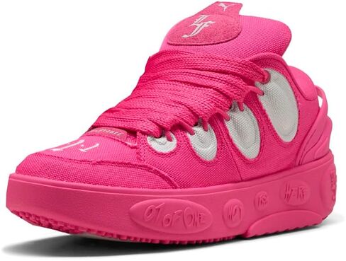 حذاء رياضي رجالي من PUMA La Francé Pink Carpet بأربطة كاجوال - وردي in Saudi Arabia
