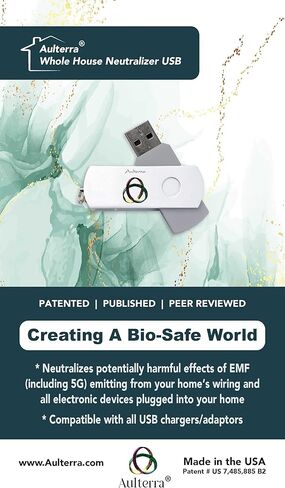 Aulterra EMF Home Neutralizer USB للمنزل بأكمله لتحييد ترددات EMF الضارة غير المتماسكة بما في ذلك 5G in Kuwait