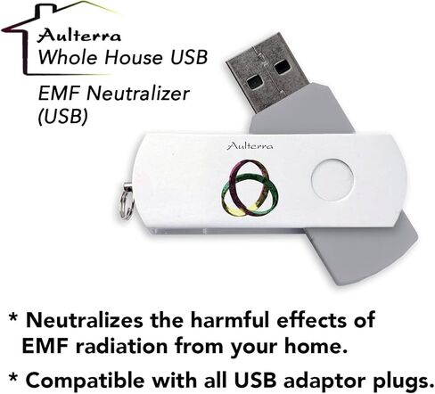 Aulterra EMF Home Neutralizer USB للمنزل بأكمله لتحييد ترددات EMF الضارة غير المتماسكة بما في ذلك 5G in Kuwait