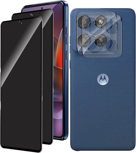 قطعتان من واقي شاشة الخصوصية لهاتف Motorola Moto G Stylus 2023، صلابة 9H، مقاوم للخدش، مضاد للتجسس ومضاد للزقزقة، جراب زجاجي مقوى صديق للبيئة لهاتف Moto G Stylus 2023 in Kuwait