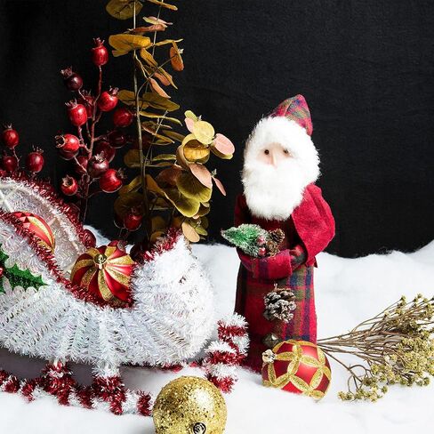 BBTO Large Christmas Fake Snow Blanket 2 Sheet 5 x 6.6 Feet White Artificial Snow Roll Sheet Decorations for Christmas Fluffy Village Accessories Tree Decor Table Runner Mantel Centerpieces in Saudi Arabia
