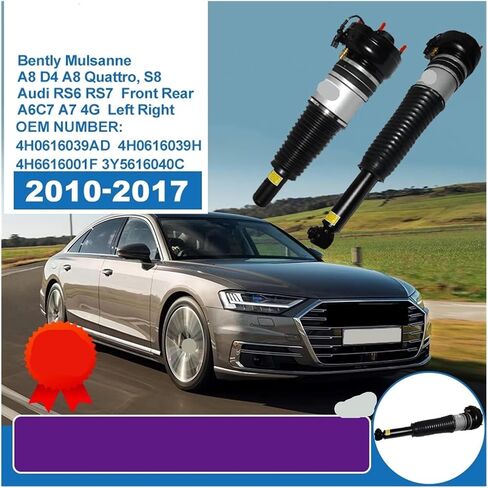 Air Suspension Shock Absorber Compatible for Audi RS6 RS7 A6C7 A7 4G Bently Mulsanne A8 D4 A8 Quattro S8 2010-2017(FRONT LEFT) in Saudi Arabia