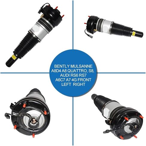Air Suspension Shock Absorber Compatible for Audi RS6 RS7 A6C7 A7 4G Bently Mulsanne A8 D4 A8 Quattro S8 2010-2017(FRONT LEFT) in Saudi Arabia