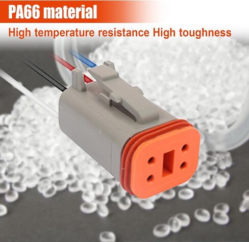 2 Pin Deutsch Car Waterproof Electrical Connectors, 17AWG 2 Way Automotive Male Female Plug Wiring Harness, 2 Wire Deutsch Connector for Cars, Boats, Trucks (2 Pin) in Saudi Arabia