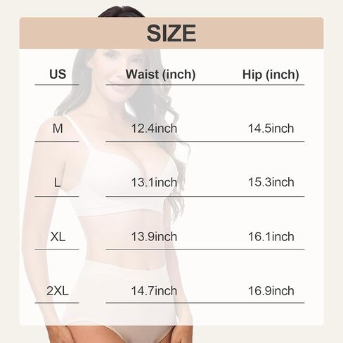 ملابس داخلية للنساء لسلس البول - قدرة امتصاص 100 مل | مانع للتسرب وقابل للغسل | سراويل التحكم في المثانة للنساء | عبوتان بعد الولادة وانقطاع الطمث (لون عاري، كبير) in Kuwait