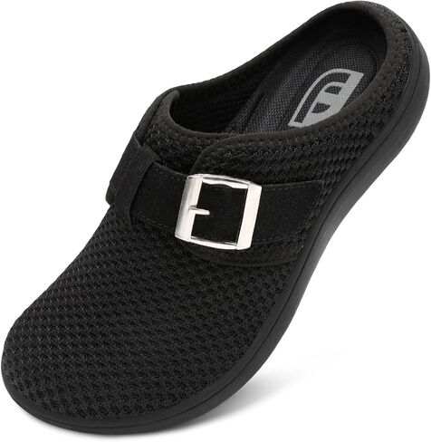 Womens Wide Slippers Adjustable Diabetic Mules Slip on House Slipper Clogs Breathable Comfortable Barefoot Walking Slipper for Arthritis Edema Swollen Elderly in Saudi Arabia