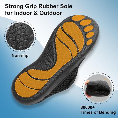 Womens Wide Slippers Adjustable Diabetic Mules Slip on House Slipper Clogs Breathable Comfortable Barefoot Walking Slipper for Arthritis Edema Swollen Elderly in Saudi Arabia