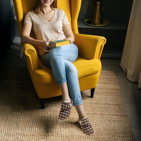 شباشب نسائية عريضة من Spesoul، أحذية لمرضى السكري قابلة للتعديل، نعال مطاطية غامضة، أحذية منزلية، شباشب داخلية وخارجية للمنزل وغرفة النوم وأقدام الوذمة المتورمة in Kuwait