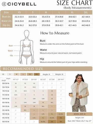 Cicy Bell Womens Oversized Faux Fur Vests Fuzzy Warm Open Front Lapel Sleeveless Fluffy Cropped Winter Coats Outerwear in Saudi Arabia
