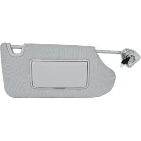 حاجب الشمس من جانب السائق الأيسر LH مع مرآة متوافق مع 2013 2014 2015 2016 2017 2018 Nissan Altima يستبدل OE# 96401-3TA2A، اللون: رمادي (جانب السائق الأيسر) in Kuwait