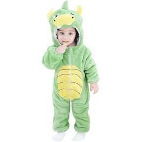 AGQT Babys Tiger Costume Halloween One Piece Hooded Romper Size 0-24 Months in Kuwait