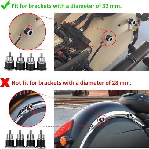 XMT-MOTO Passenger Sissy Bar Pad Luggage Rack Fit for Indian Chieftain Chief Vintage Black Sissy bar+Black Pad in Saudi Arabia