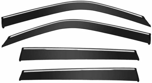 Car Windshield Rain Guards for Great Wall Steed MK1 2006-2021, Front Rear Window Wind Deflectors Visors Waterproof Deflector Windows Exterior Accessories in Saudi Arabia