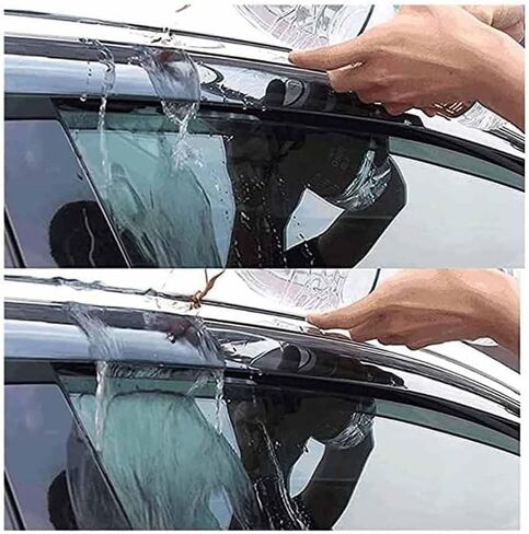 Car Windshield Rain Guards for BAOJUN 510 MK1-CN180S 2017-2024, Front Rear Window Wind Deflectors Visors Waterproof Deflector Windows Exterior Accessories in Kuwait