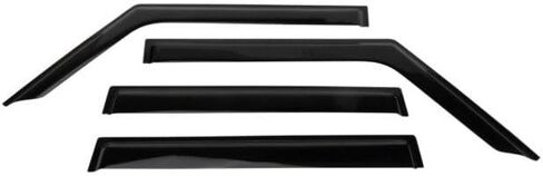 Front & Rear Window Rain Deflector Guard Smoked for Jeep for Wrangler 2018-2020 4 Door in Saudi Arabia