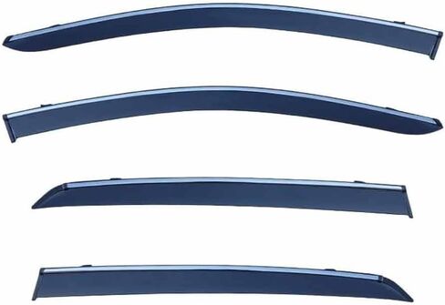 Car Windshield Rain Guards for VW Golf 6 MK6 2009-2012, Front Rear Window Wind Deflectors Visors Waterproof Deflector Windows Exterior Accessories in Saudi Arabia